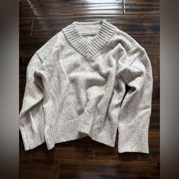 A&F High V Neck Sweater - Picture 2 of 5